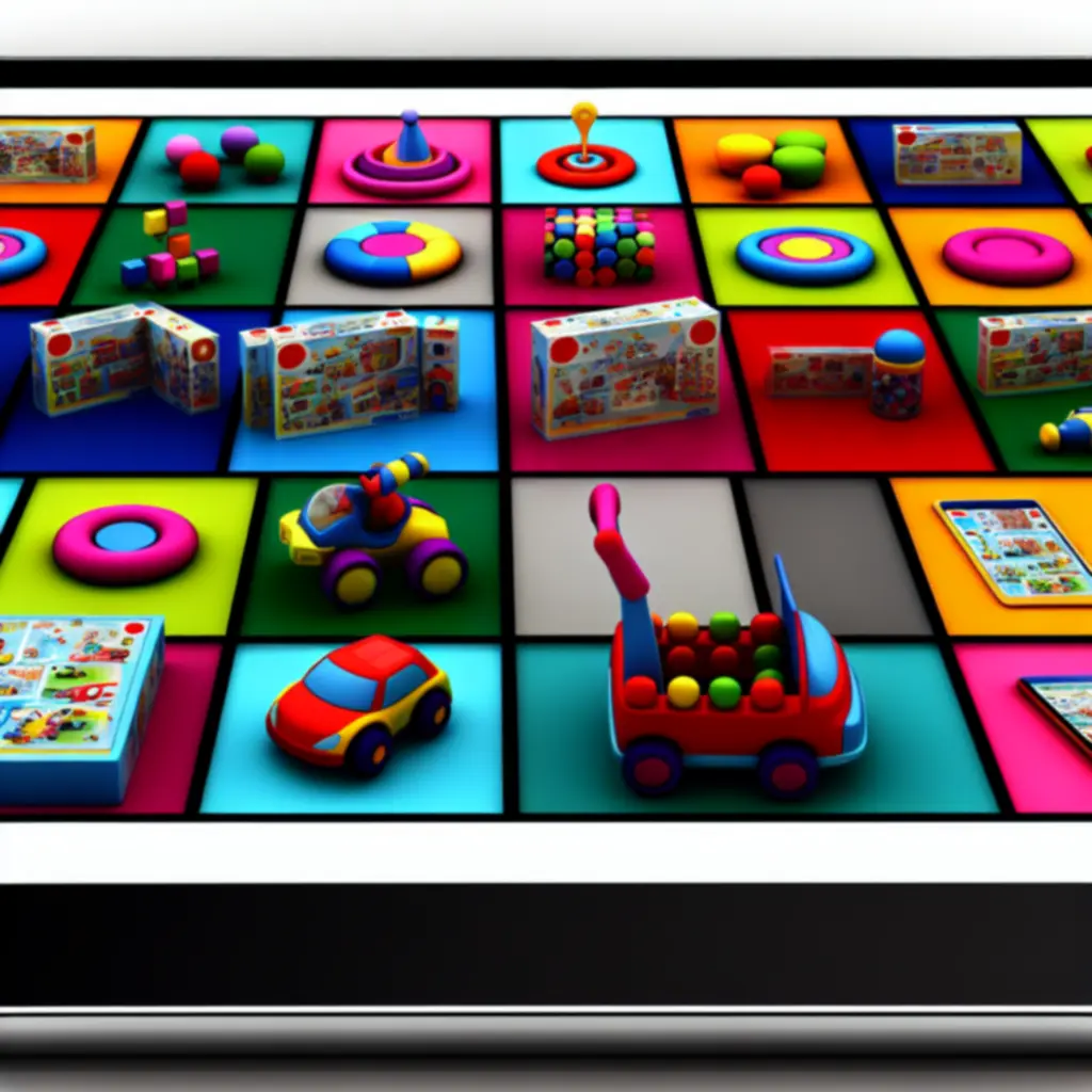 Zestaw kolorowych klocków i zabawek konstrukcyjnych